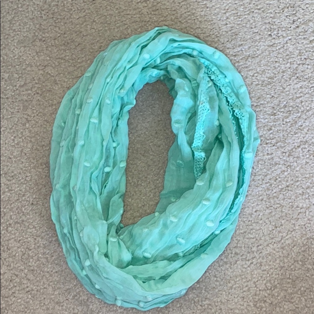American Eagle Aqua Infinity Scarf